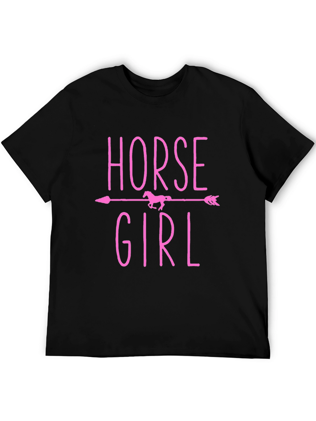 Horse Girl T-Shirt - Equestrian Arrow Design