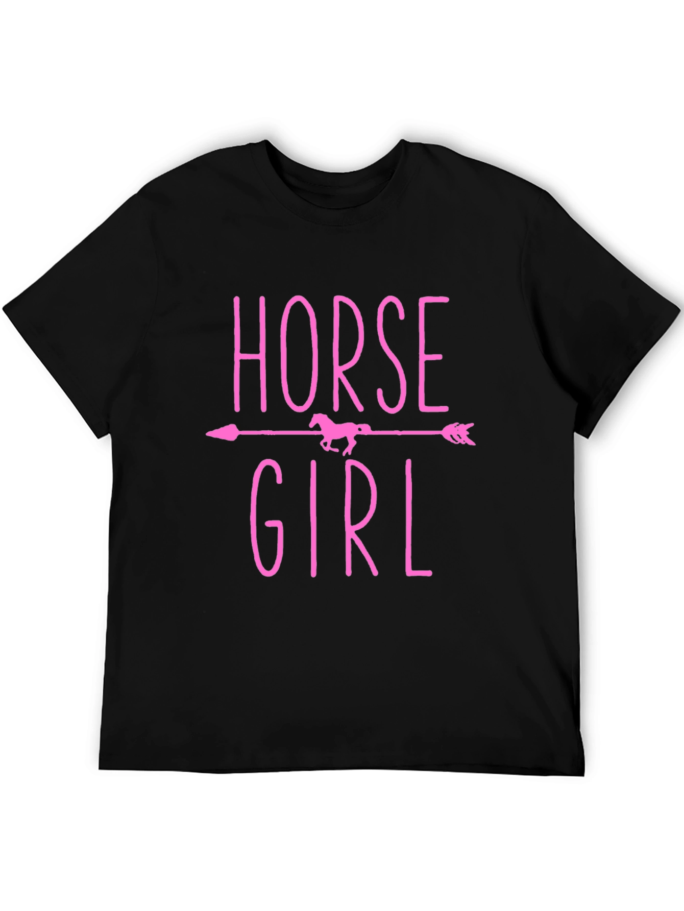 Horse Girl T-Shirt - Equestrian Arrow Design