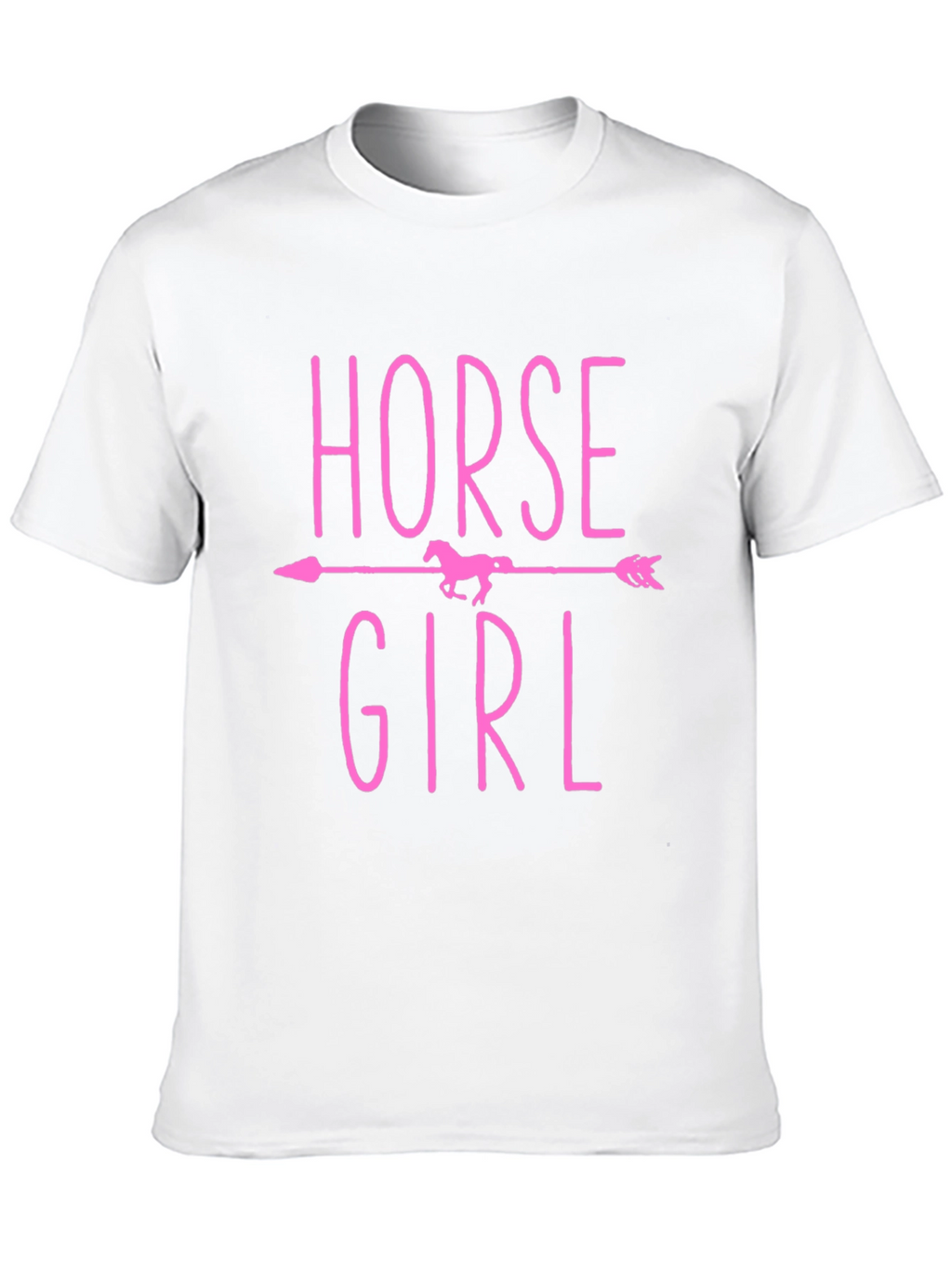 Horse Girl T-Shirt - Equestrian Arrow Design