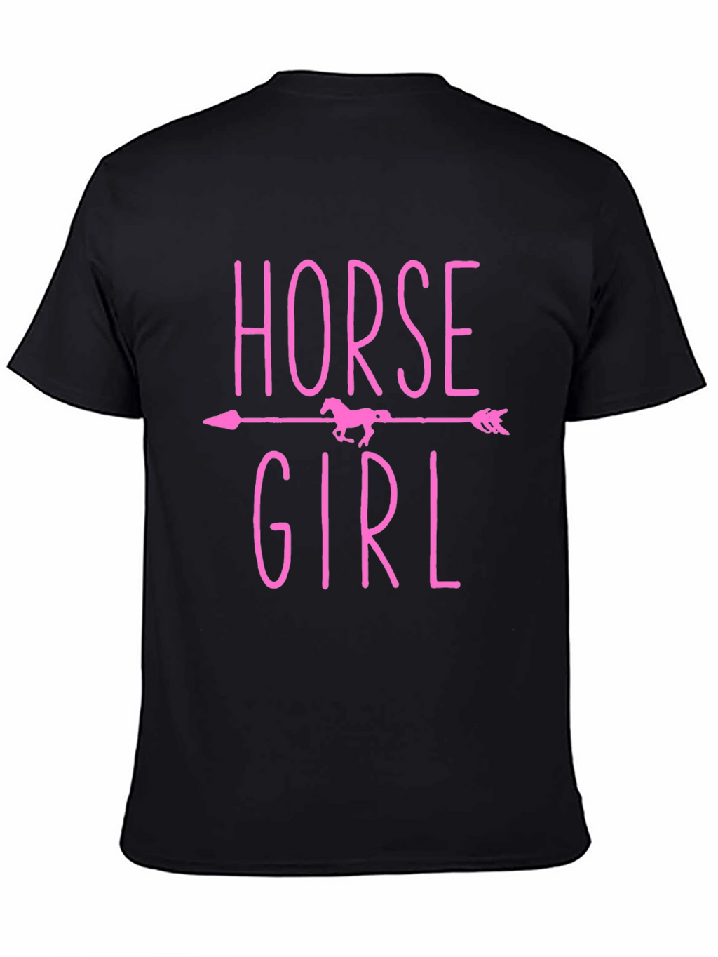 Horse Girl T-Shirt - Equestrian Arrow Design