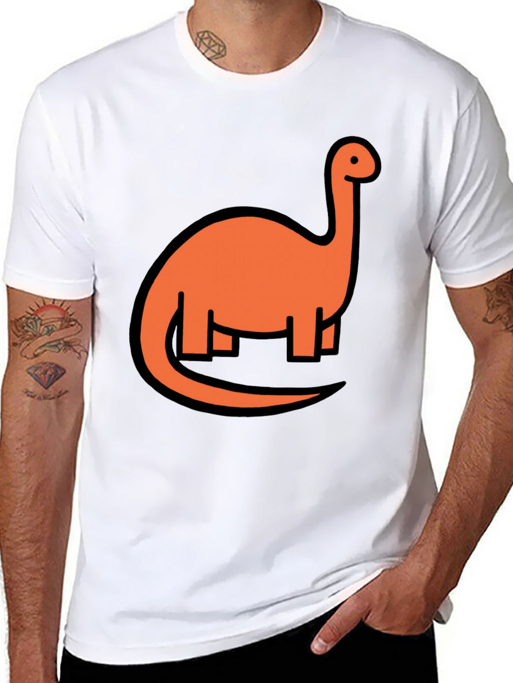 Dino Graphic Tee - Classic Black T-Shirt