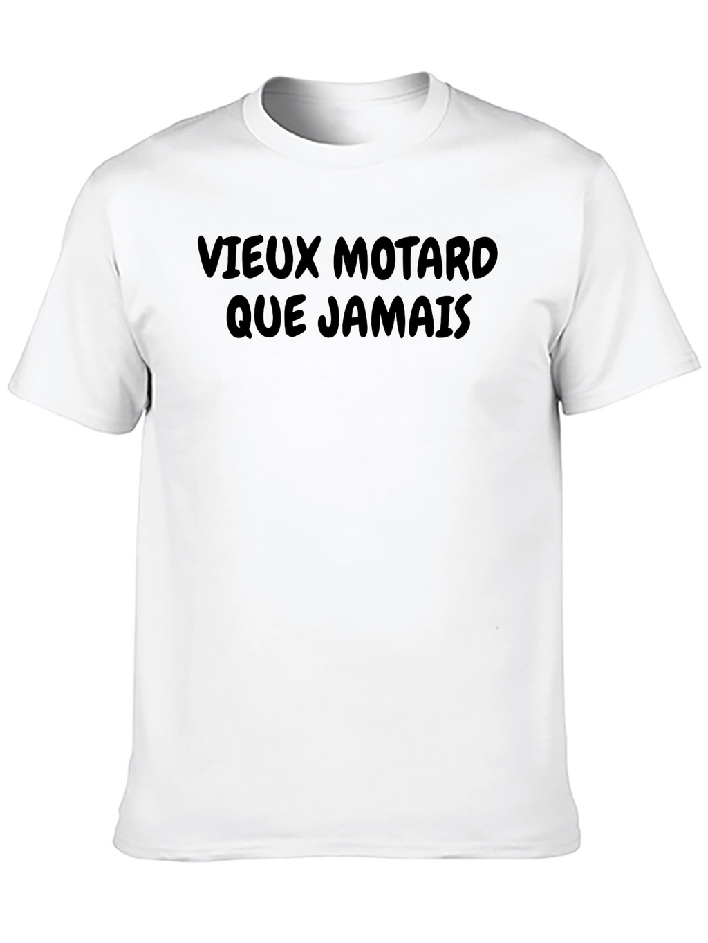 Vieux Motard Que Jamais Tee - Black