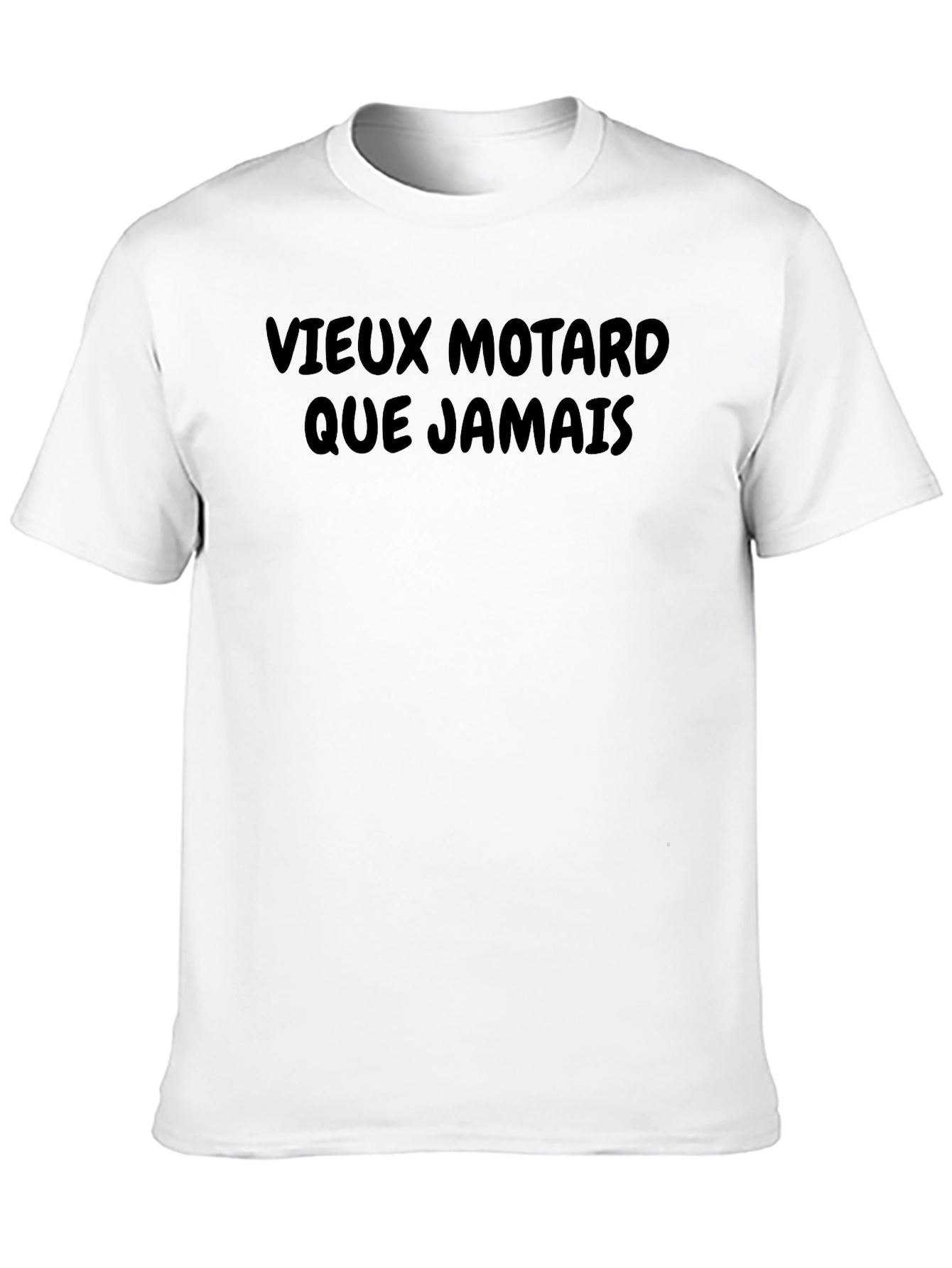 Vieux Motard Que Jamais Tee - Black