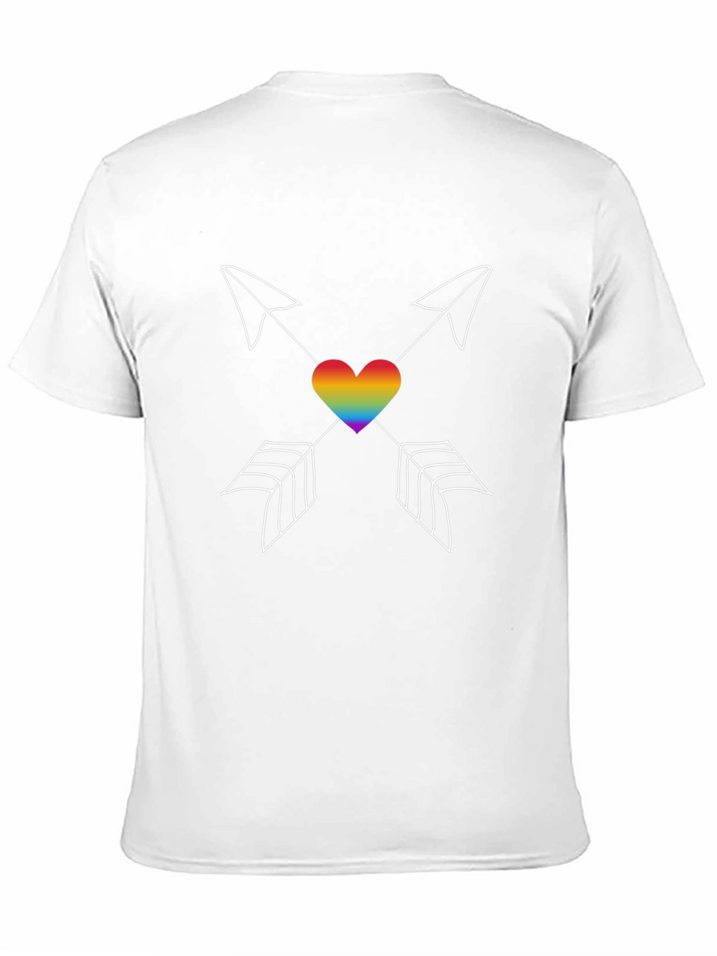 LGBT Rainbow Heart Arrows T-Shirt