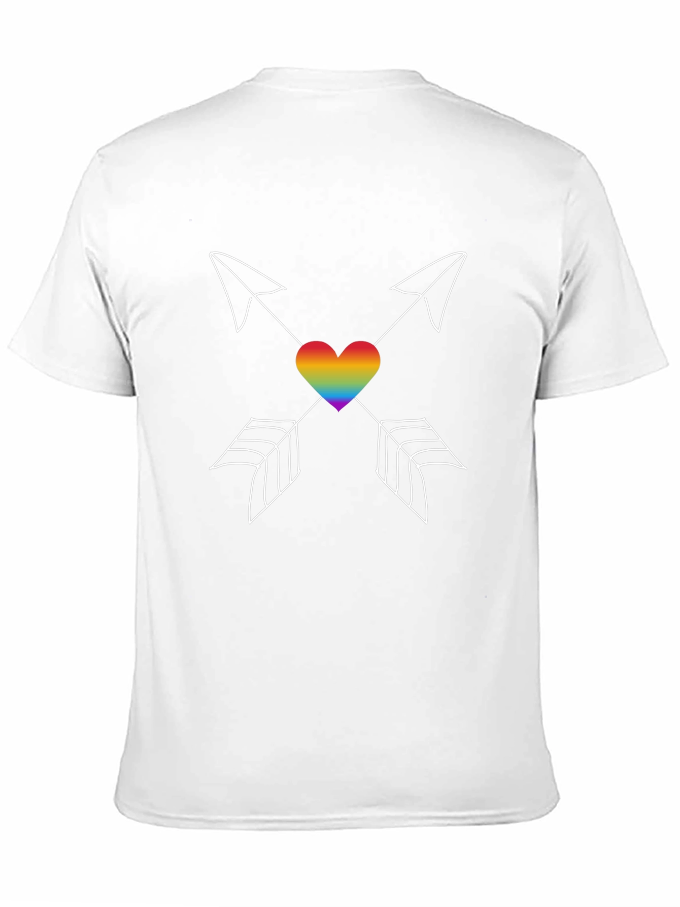 LGBT Rainbow Heart Arrows T-Shirt