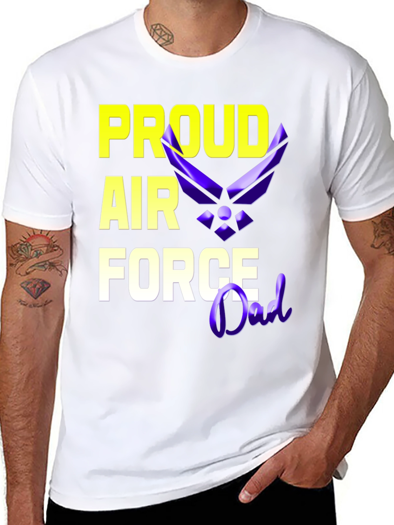 Proud Air Force Dad T-Shirt