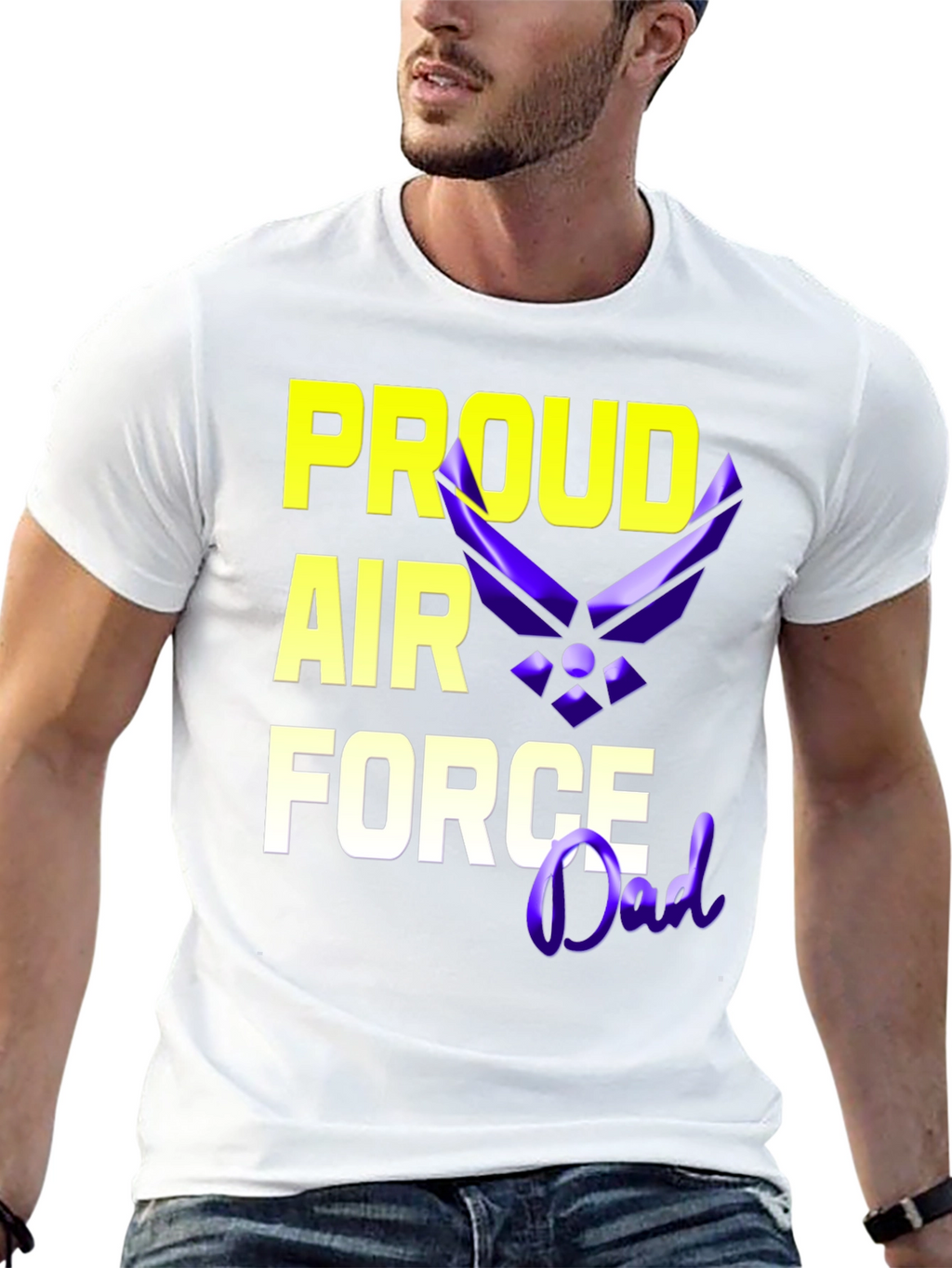 Proud Air Force Dad T-Shirt