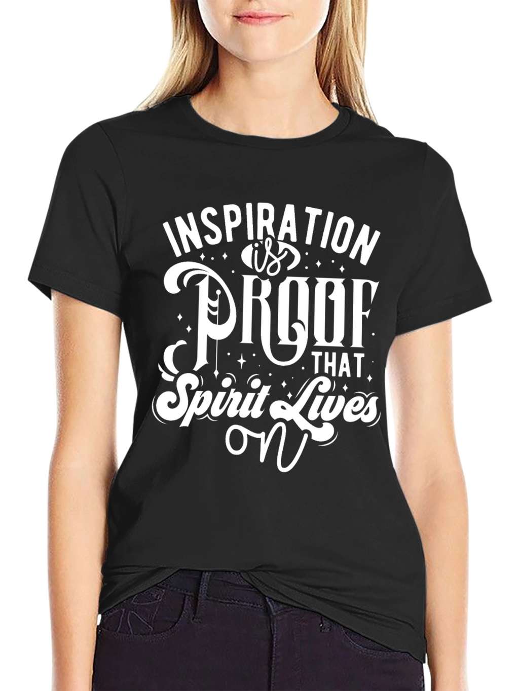 Inspiration T-Shirt - Spirit Lives On Graphic Tee