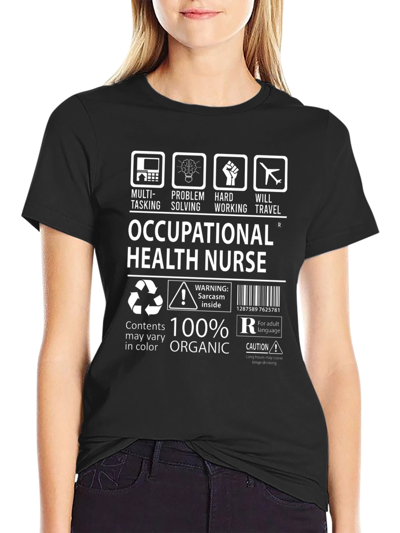 Occupational Health Nurse T-Shirt - Multi-Tasking Organic Cotton