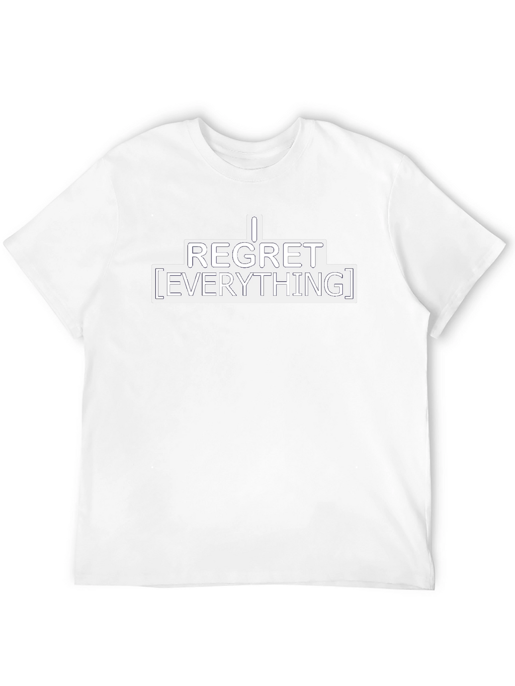 I Regret Everything Graphic Tee - Black