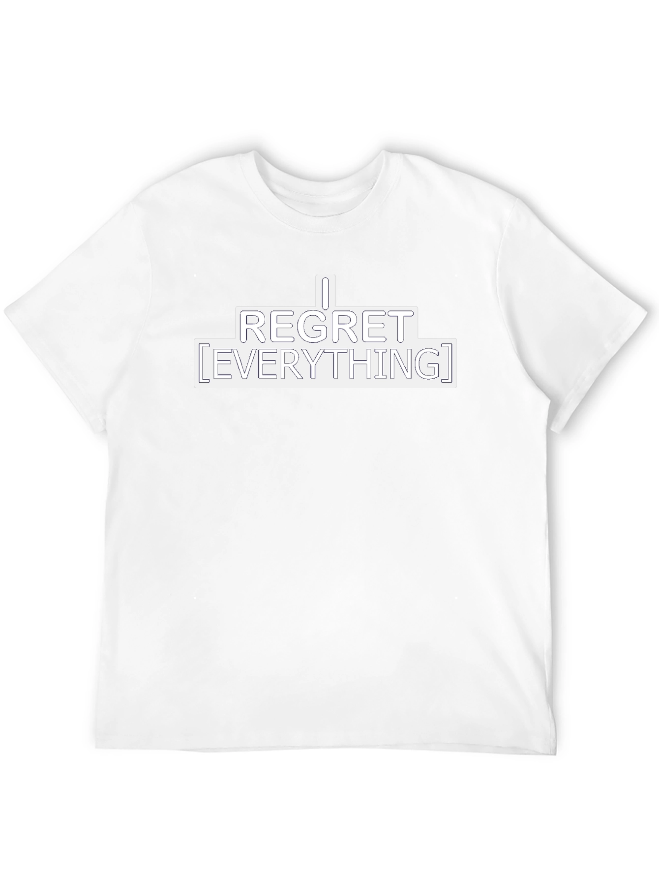 I Regret Everything Graphic Tee - Black