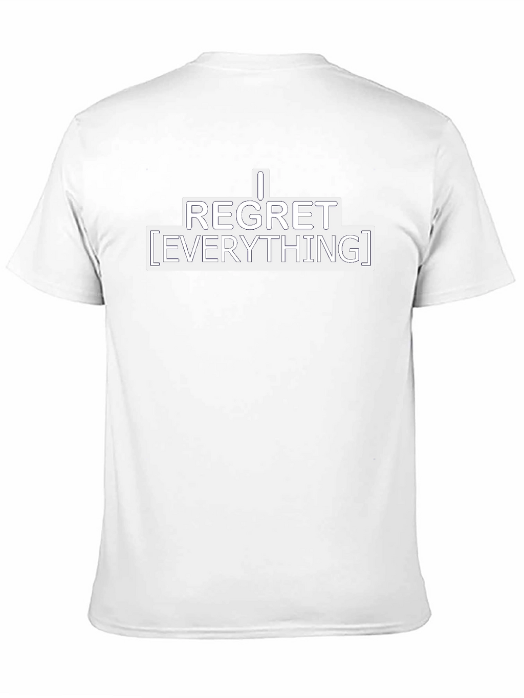 I Regret Everything Graphic Tee - Black