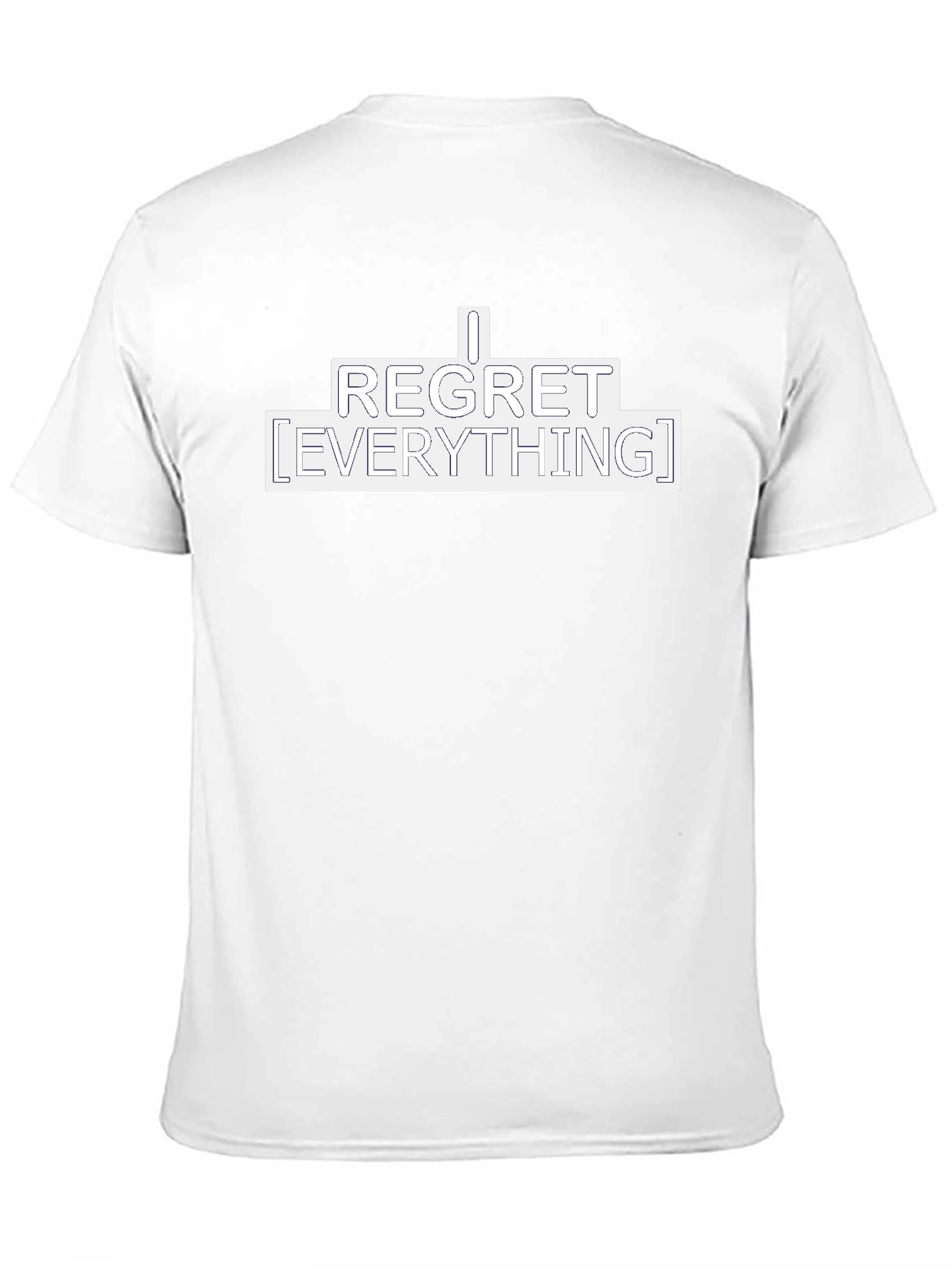 I Regret Everything Graphic Tee - Black