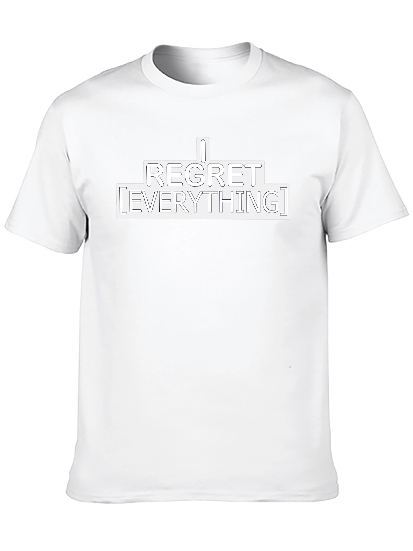 I Regret Everything Graphic Tee - Black