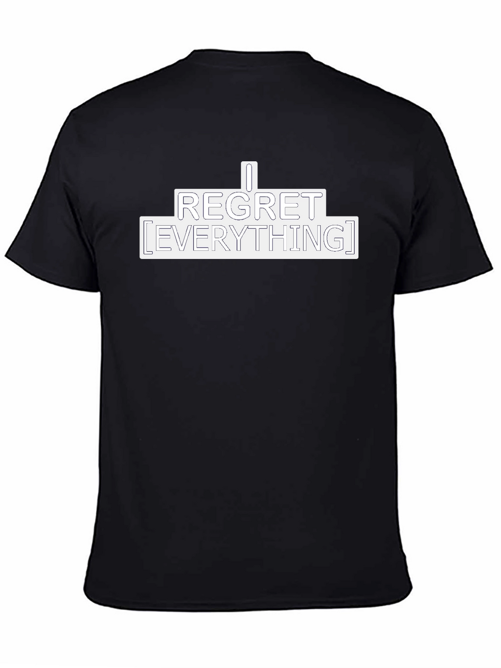 I Regret Everything Graphic Tee - Black
