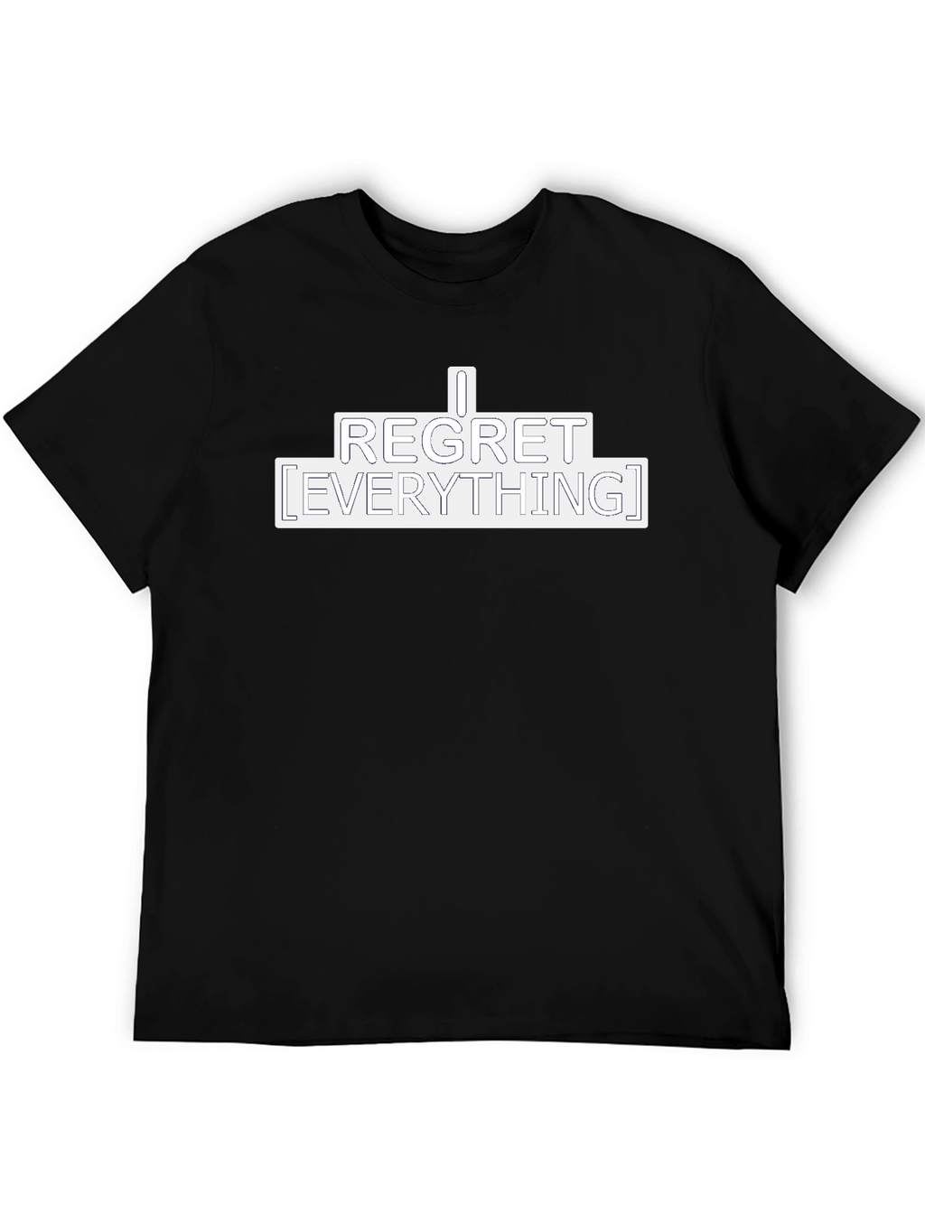 I Regret Everything Graphic Tee - Black