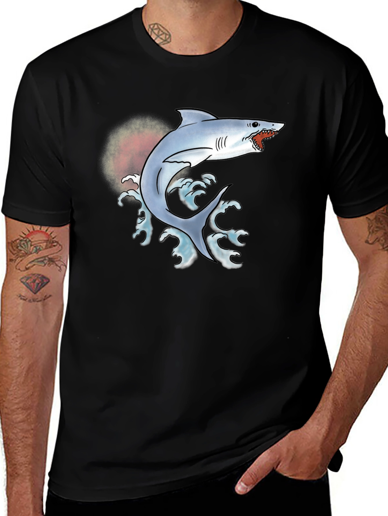 Shark Graphic Tee - Bold & Unique Design