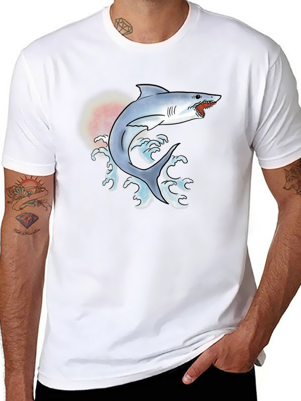Shark Graphic Tee - Bold & Unique Design