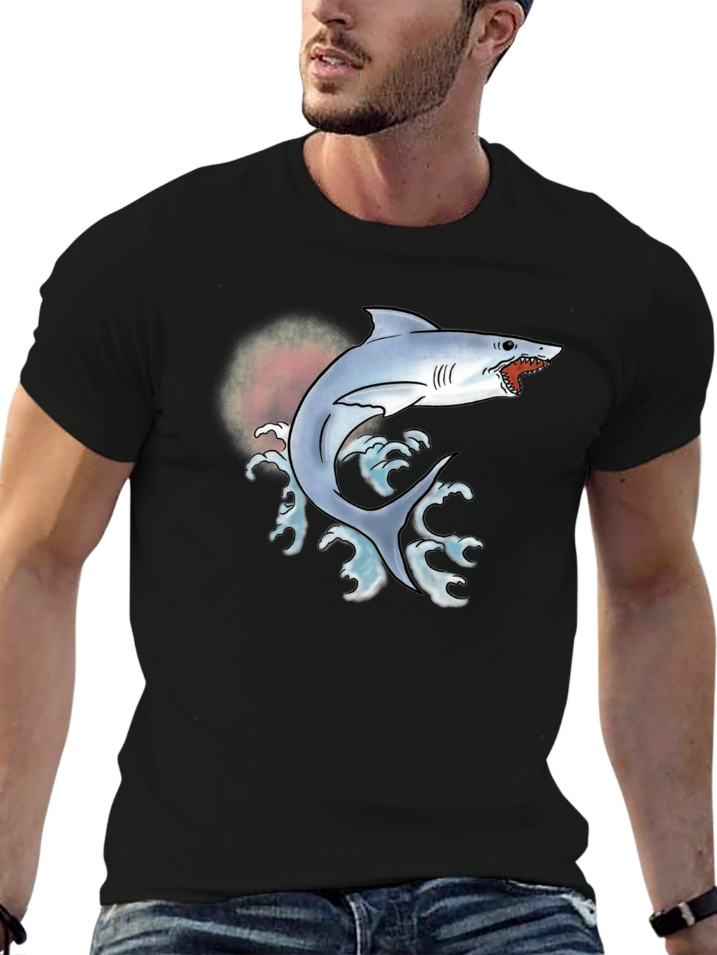 Shark Graphic Tee - Bold & Unique Design