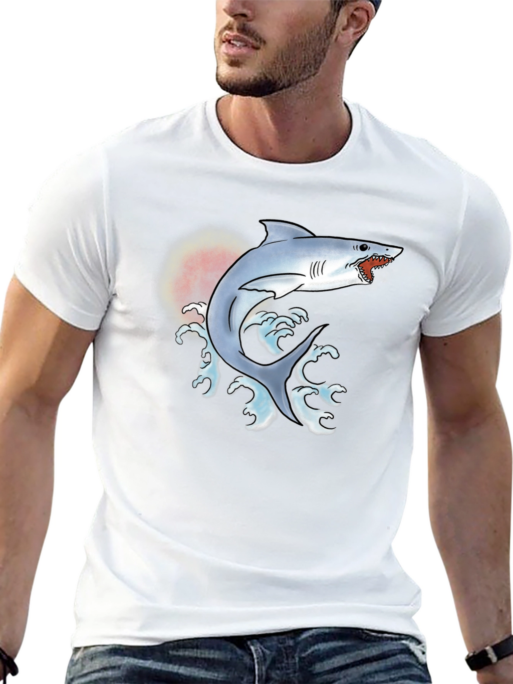 Shark Graphic Tee - Bold & Unique Design