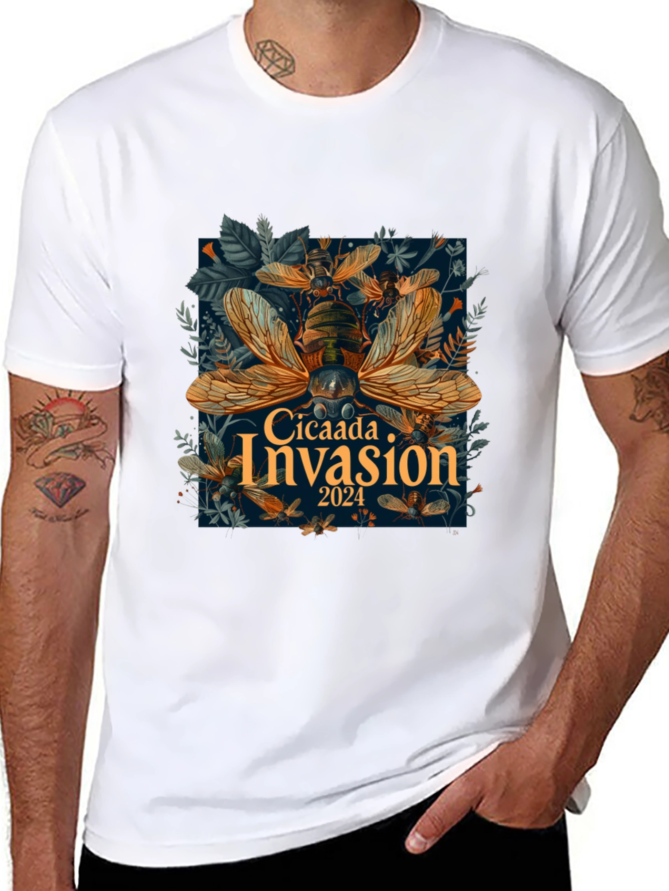 Cicada Invasion 2024 Graphic Tee