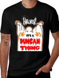 Halloween Duncan Thing Black T-Shirt