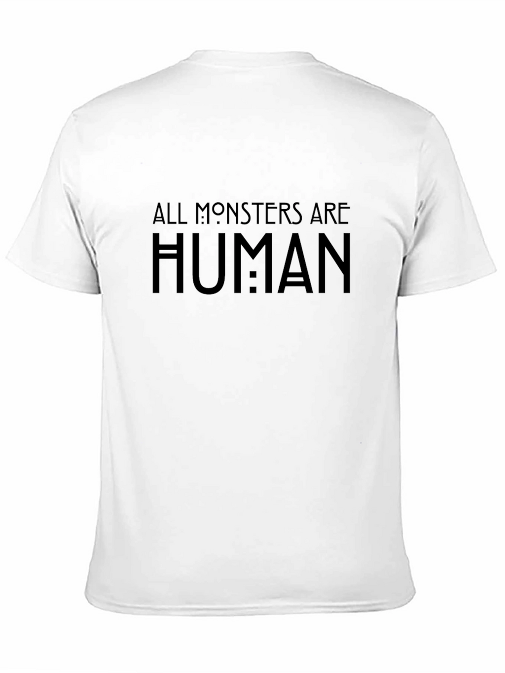 All Monsters Are Human Graphic Tee - Black