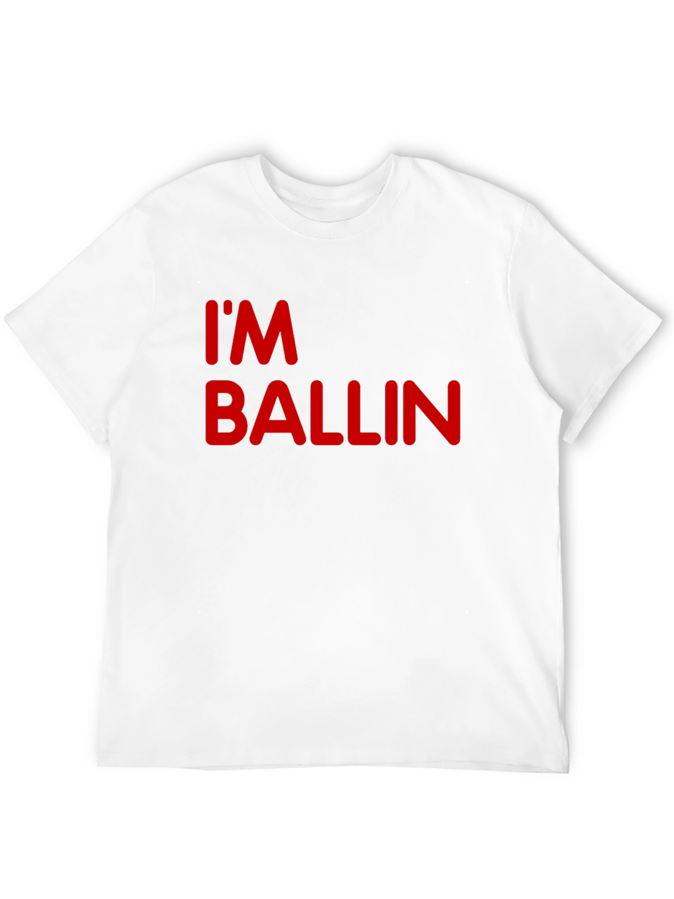Im Ballin Black T-Shirt - Mens Graphic Tee
