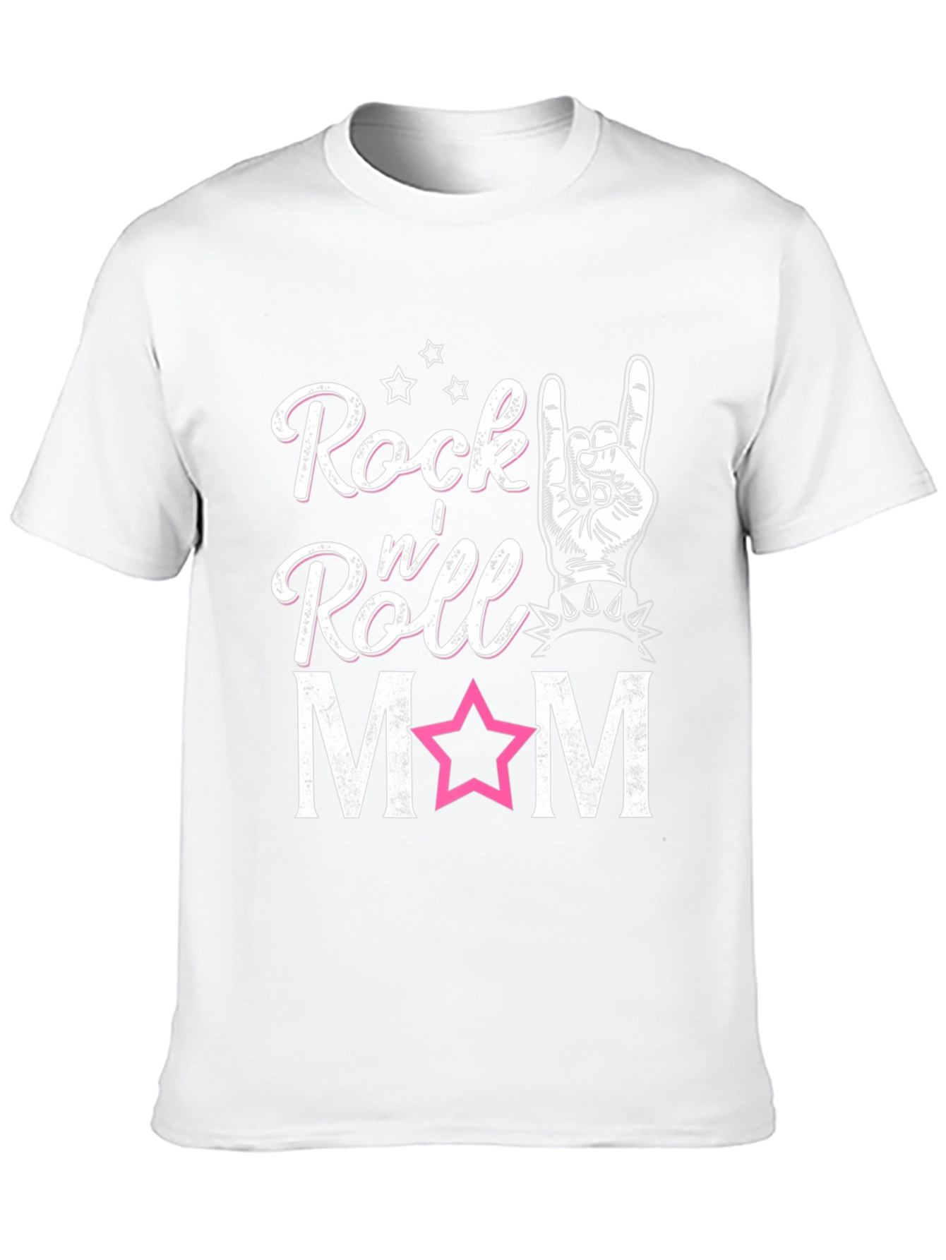 Rock n Roll Mom T-Shirt - Black Graphic Tee