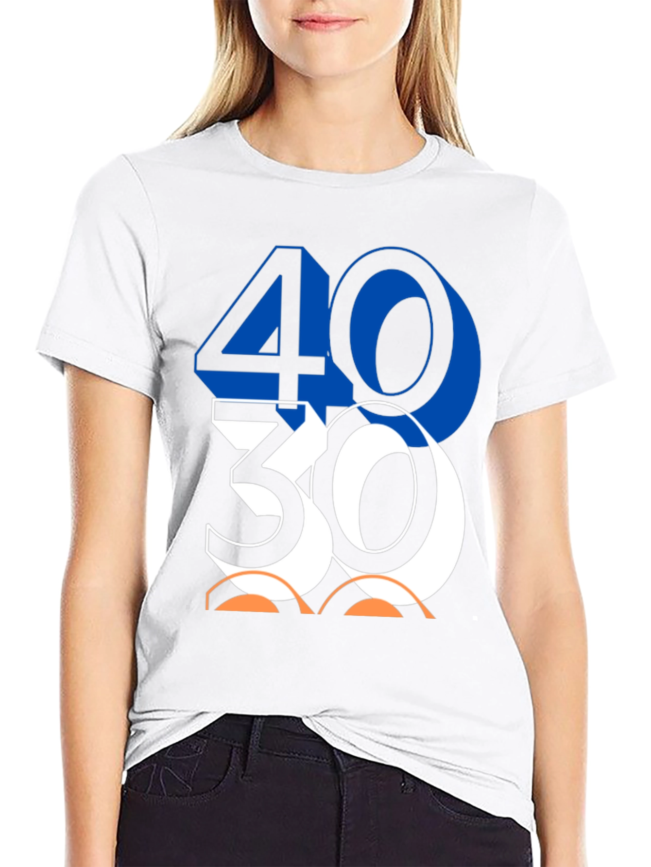 4030 Graphic Print Tee - Cool Casual Wear
