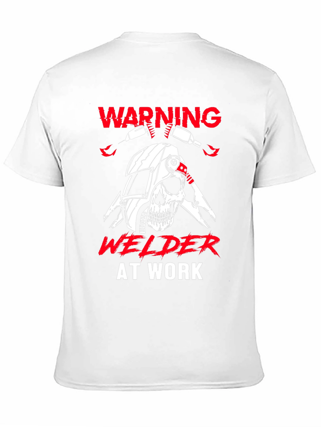 Warning Welder At Work Graphic T-Shirt