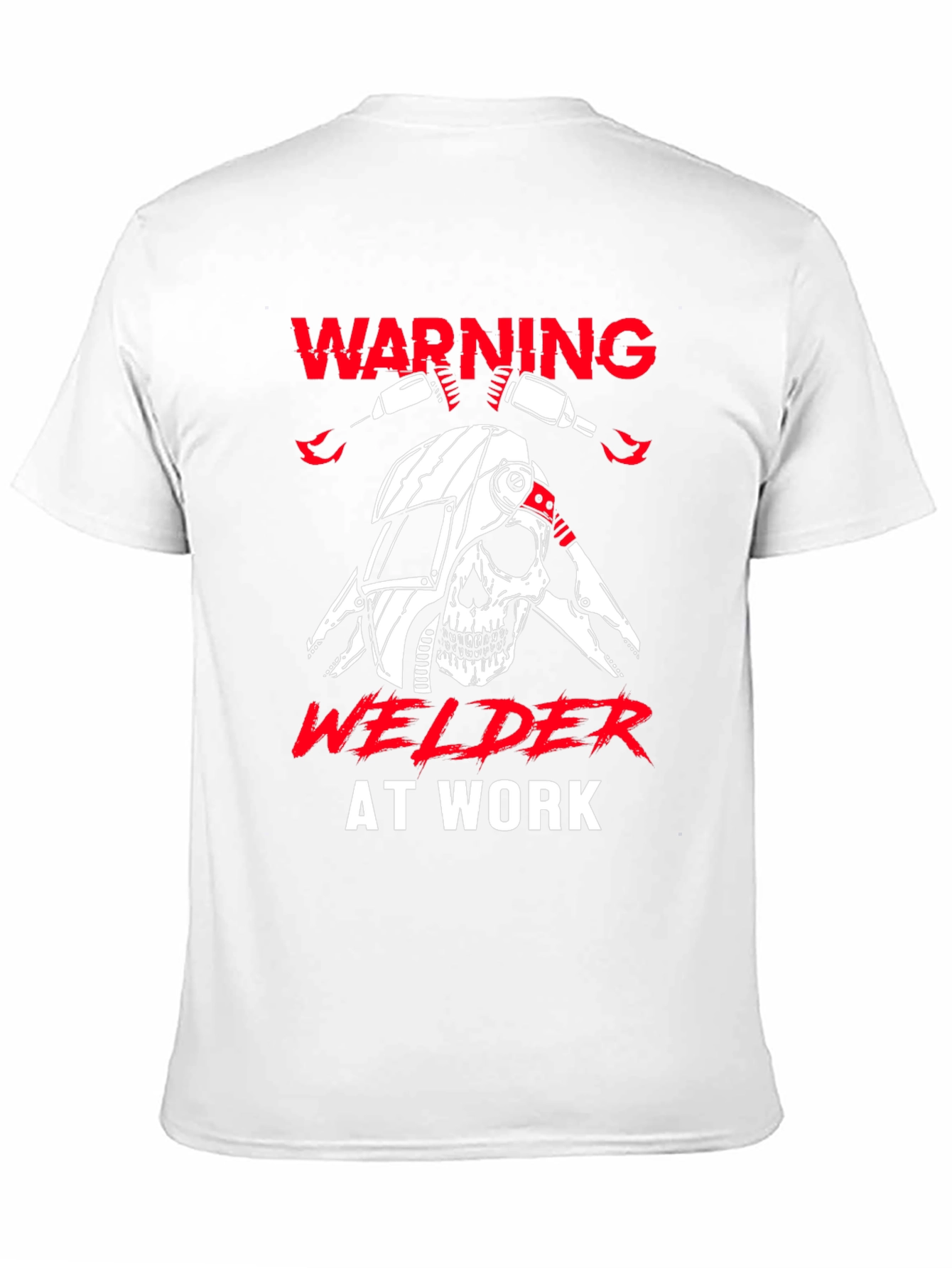 Warning Welder At Work Graphic T-Shirt