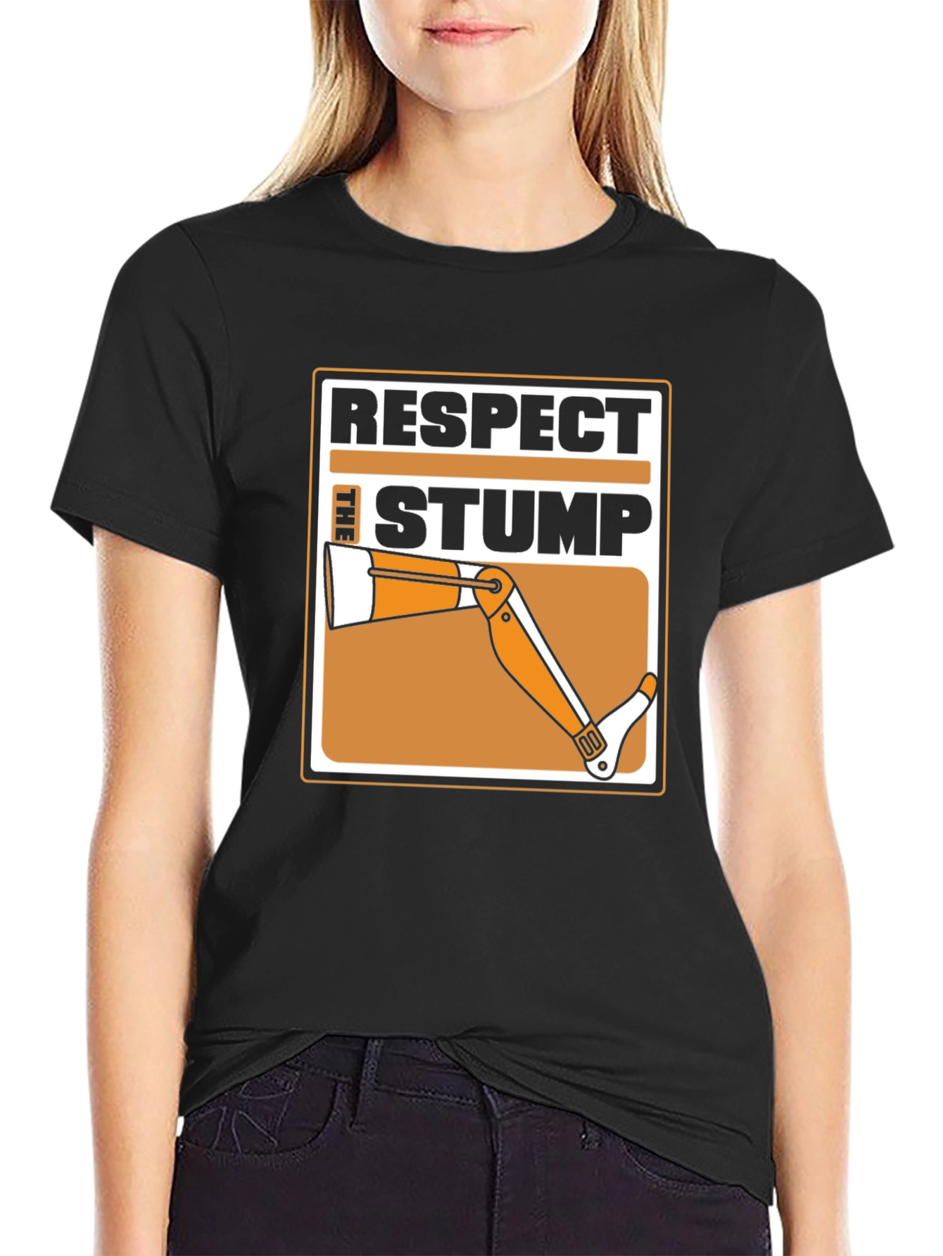 Respect the Stump T-Shirt - Humor Tee