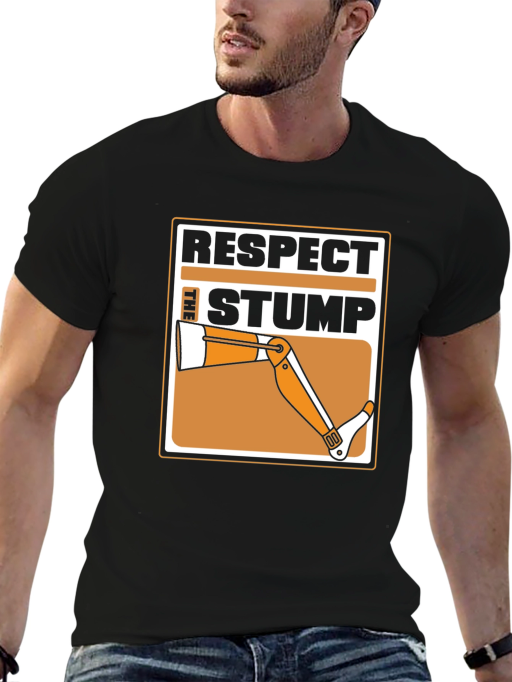 Respect the Stump T-Shirt - Humor Tee