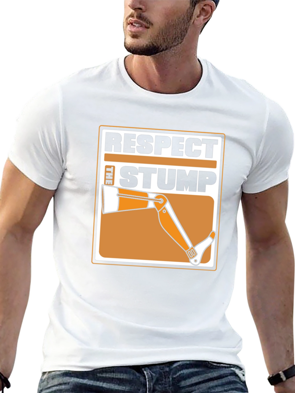 Respect the Stump T-Shirt - Humor Tee