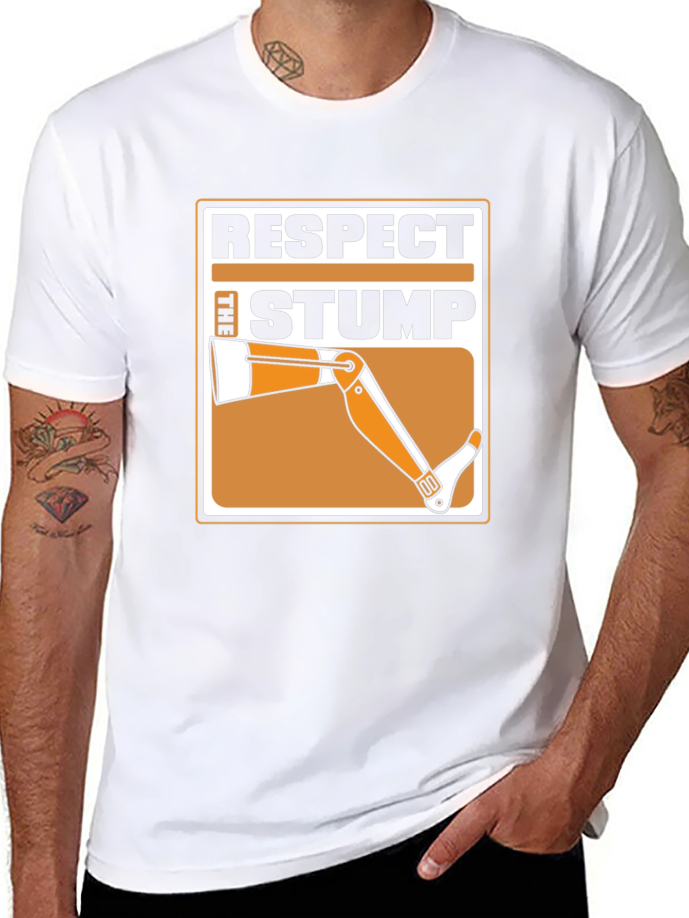 Respect the Stump T-Shirt - Humor Tee