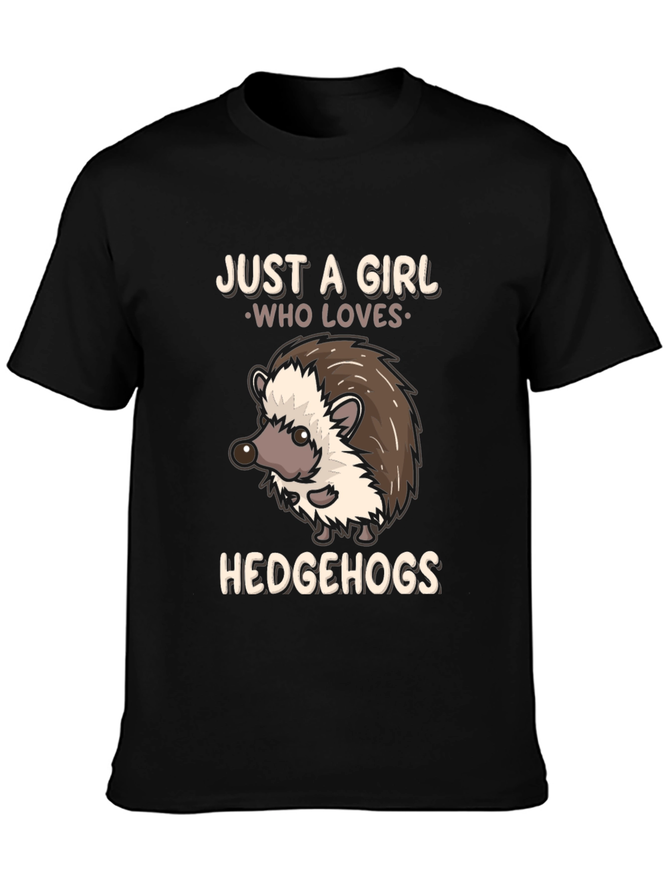 Just a Girl Who Loves Hedgehogs T-Shirt