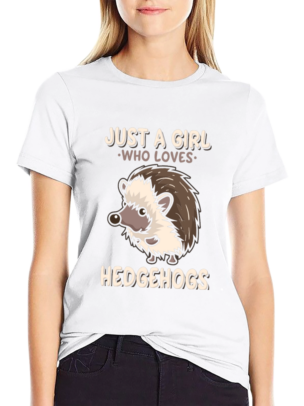Just a Girl Who Loves Hedgehogs T-Shirt