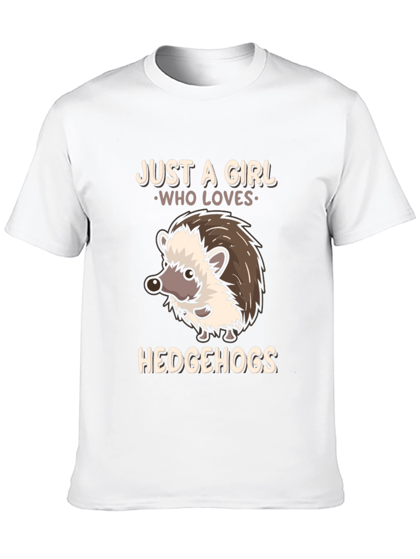 Just a Girl Who Loves Hedgehogs T-Shirt