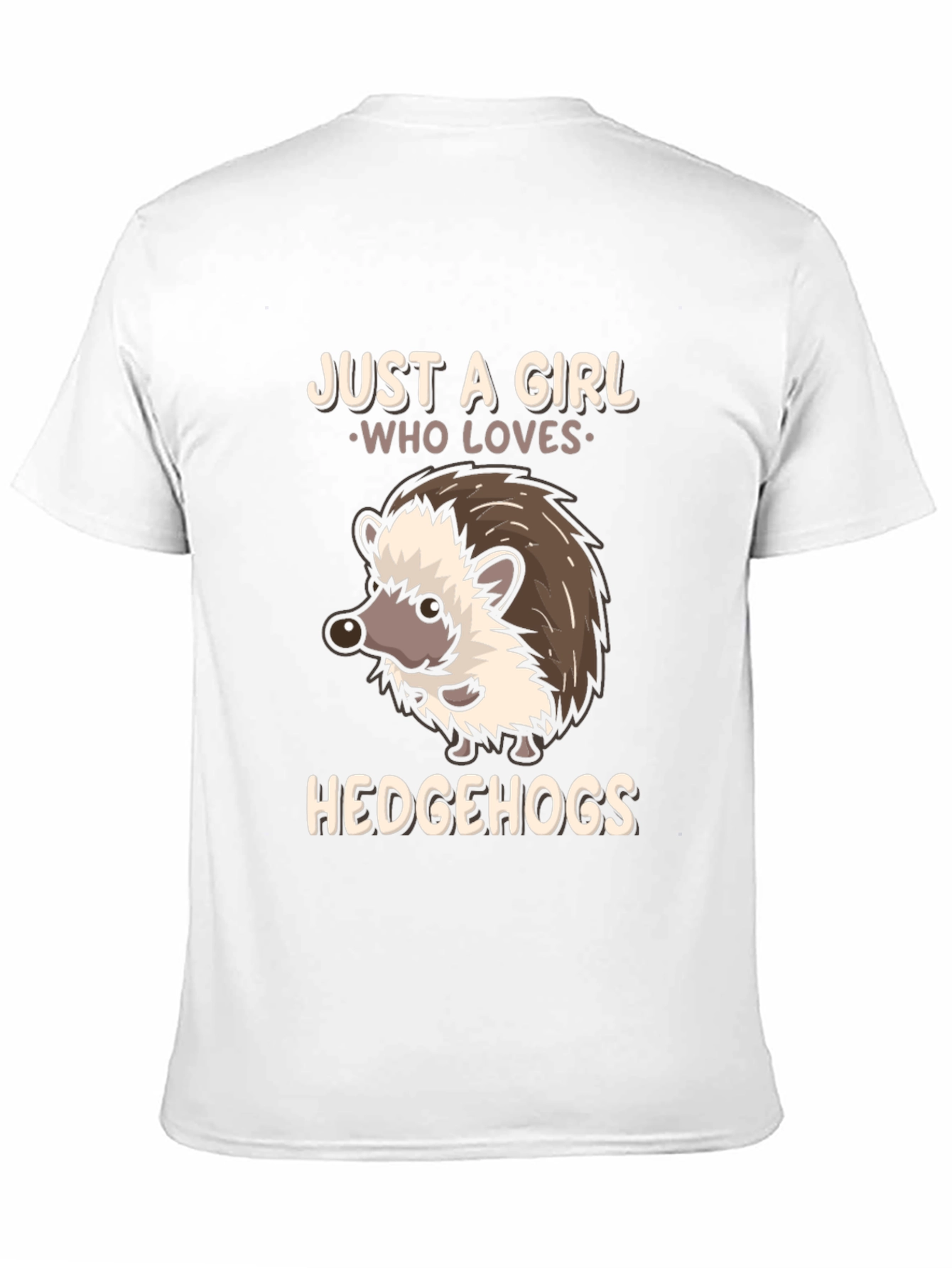 Just a Girl Who Loves Hedgehogs T-Shirt