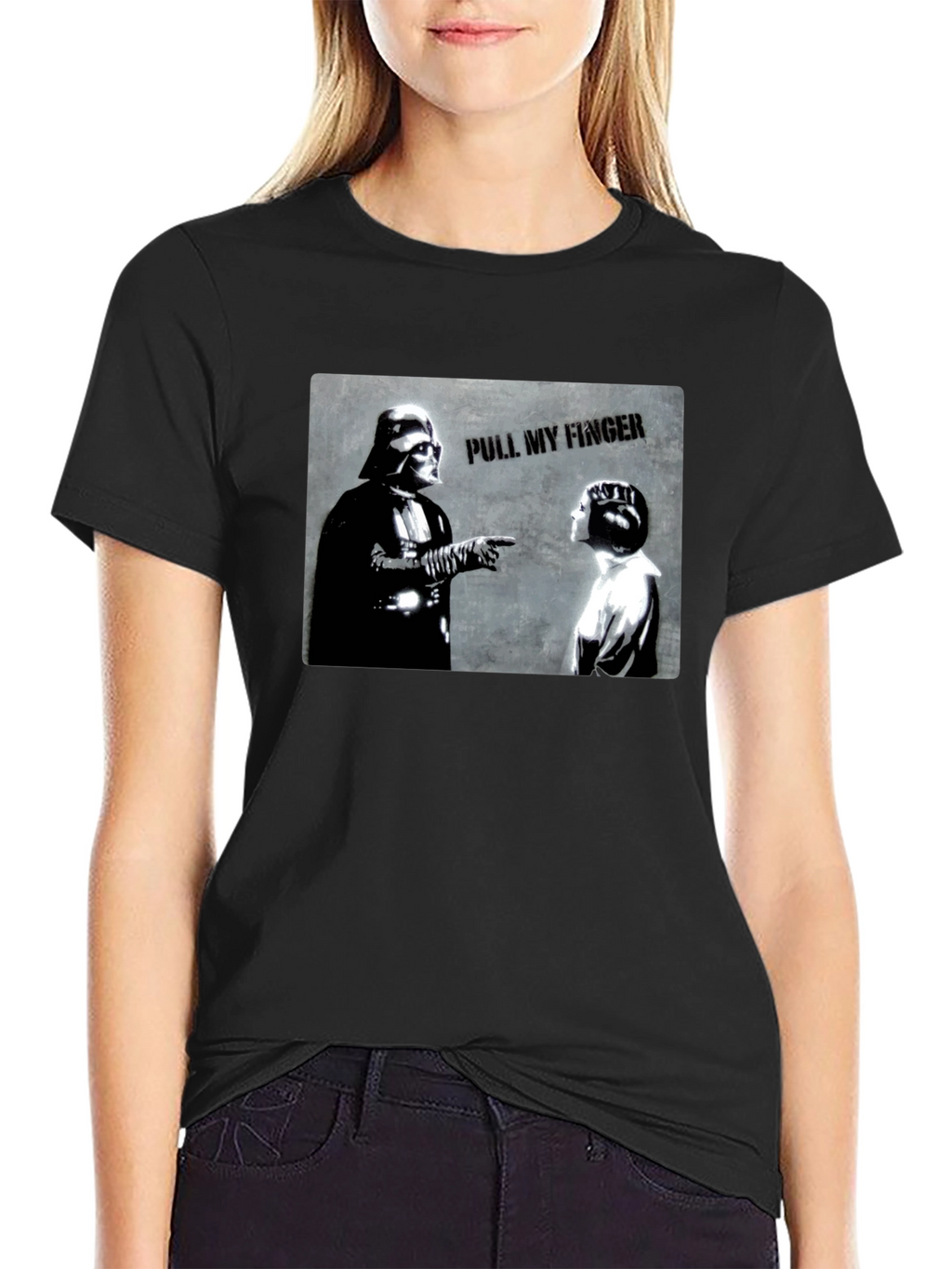 Star Wars Pull My Finger Graphic T-Shirt