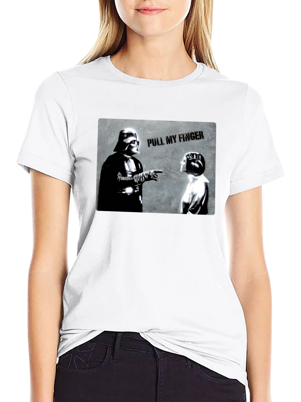 Star Wars Pull My Finger Graphic T-Shirt