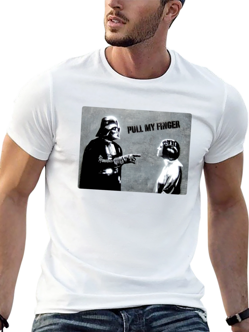Star Wars Pull My Finger Graphic T-Shirt