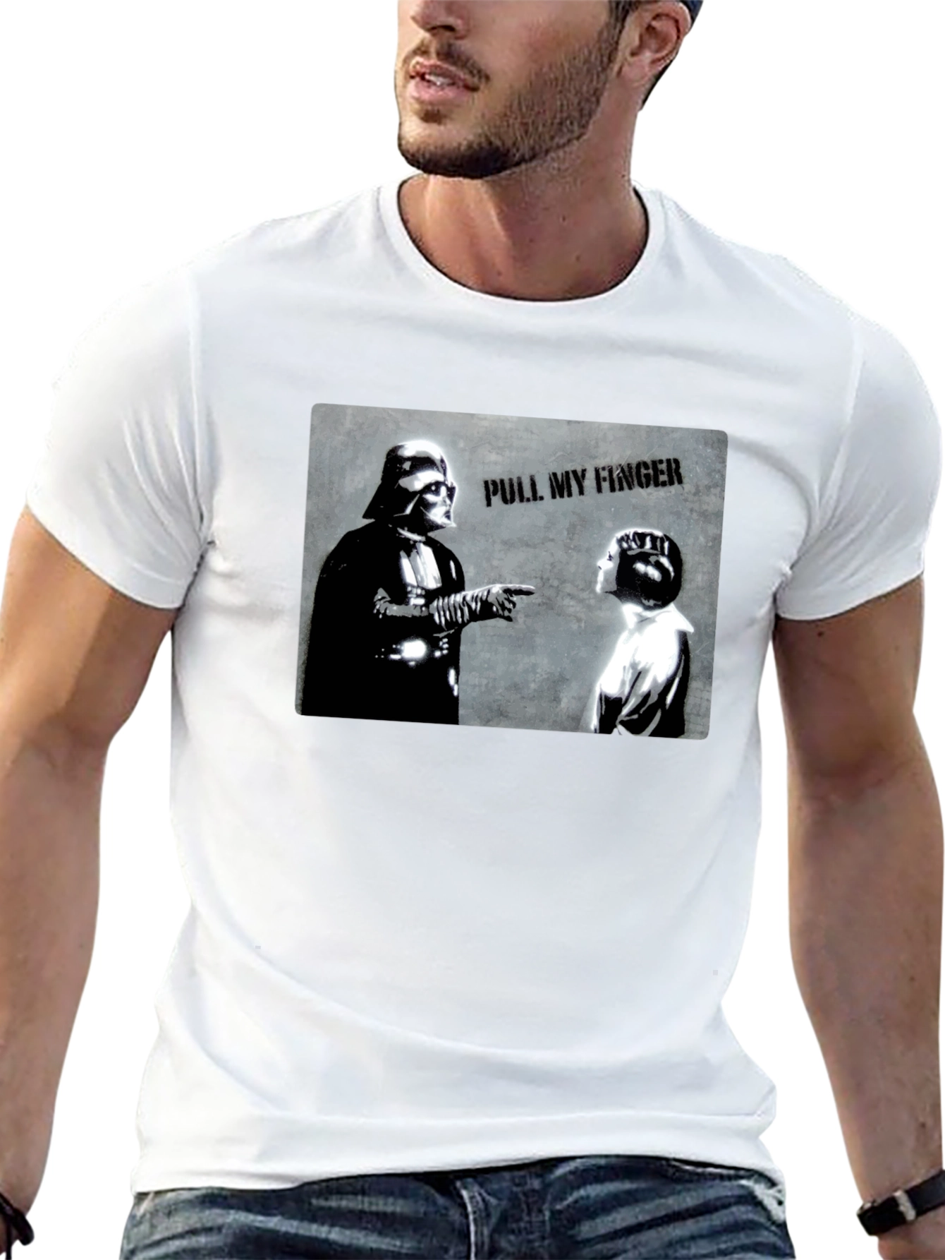Star Wars Pull My Finger Graphic T-Shirt