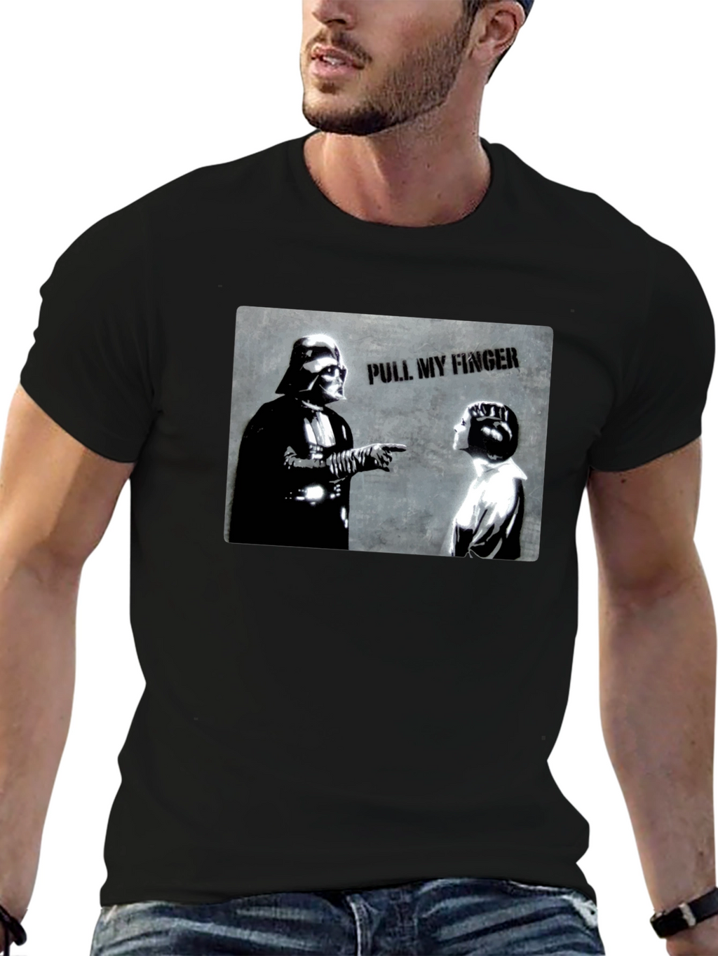 Star Wars Pull My Finger Graphic T-Shirt