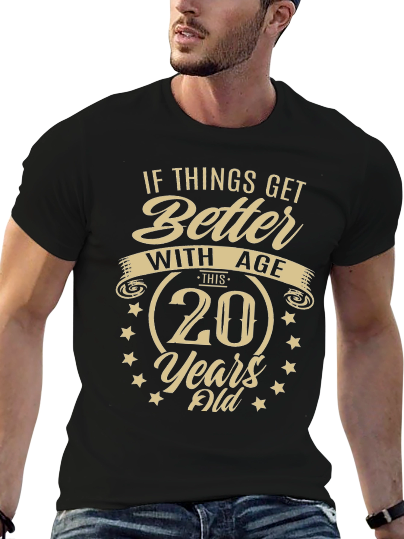 Funny 20th Birthday T-Shirt - Better With Age!