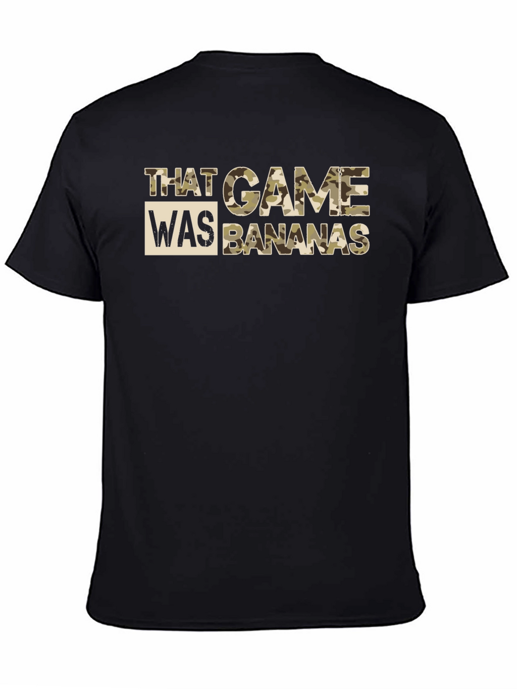 That Game Was Bananas Black Crewneck T-Shirt