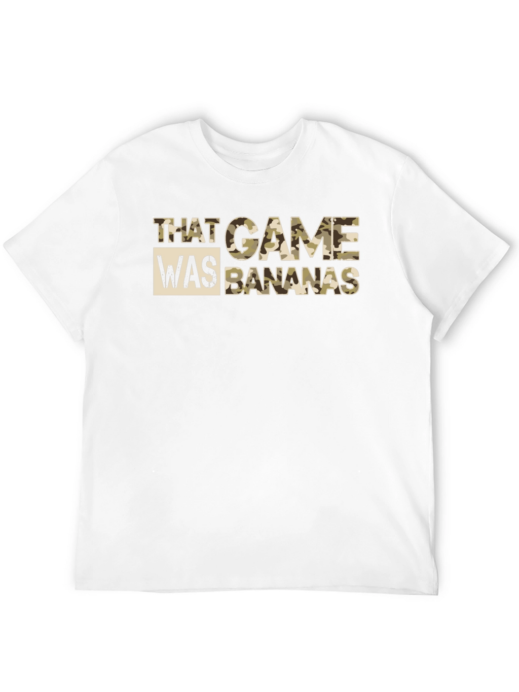 That Game Was Bananas Black Crewneck T-Shirt
