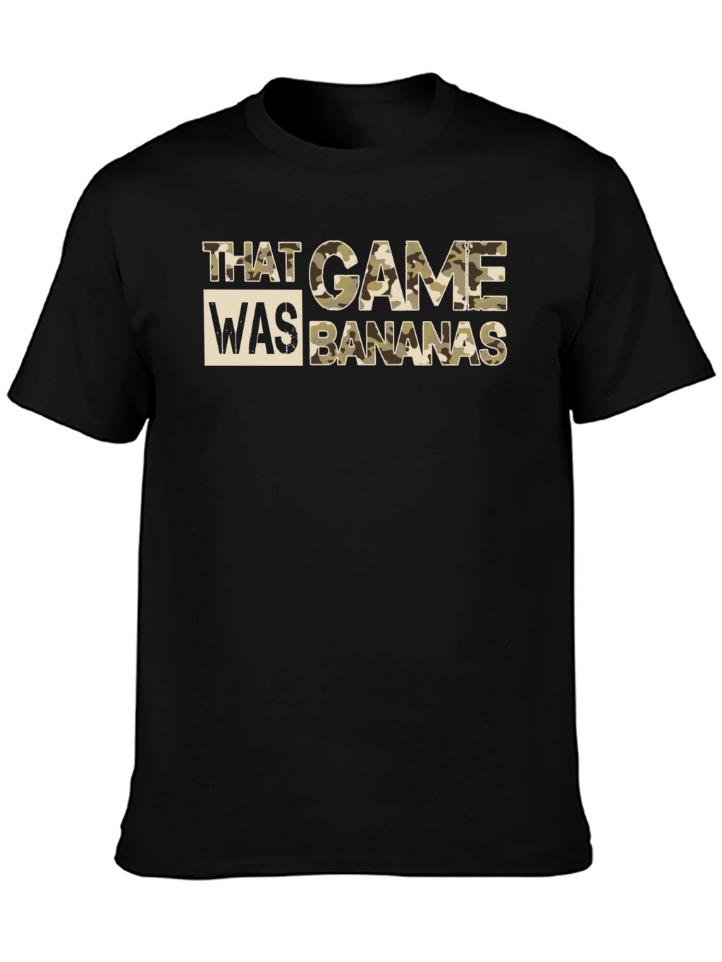 That Game Was Bananas Black Crewneck T-Shirt