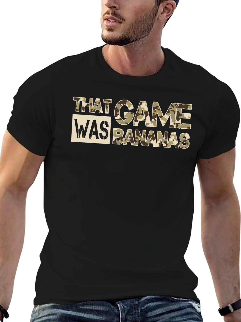 That Game Was Bananas Black Crewneck T-Shirt